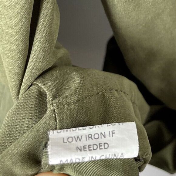 BRANDY MELVILLE Womens Olive Green Hooded Full-Zip Jacket One Size OS - Picture 9 of 9